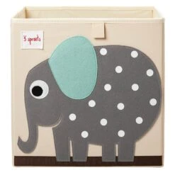 3 Sprouts Aufbewahrungsbox Elefant