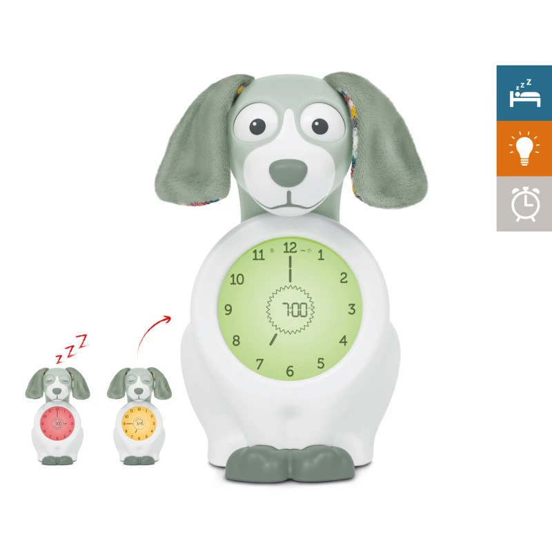 ZAZU DAVY Der Hund In Grün Schlaftrainer Mit Uhr Und Nachtlicht 10 ZAZU DAVY Der Hund In Grün Schlaftrainer Mit Uhr Und Nachtlicht – Bild 10