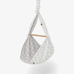 Premium Federwiege Sterne In Hellgrau -Kinderwelt Angebote Store federwiege jacquard baumwolle motiv 1 110