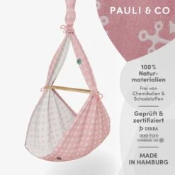 Premium Federwiege Anker In Rosa