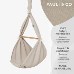 Premium Federwiege Natur In Taupe