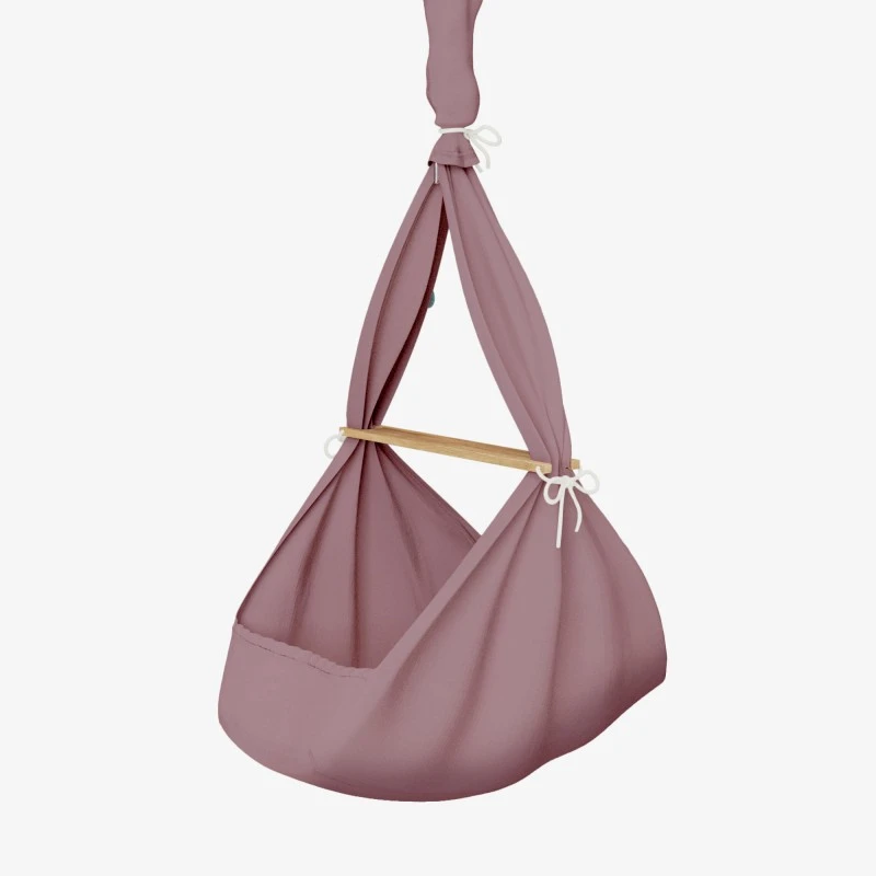 Premium Federwiege Natur In Flieder 2 Premium Federwiege Natur In Flieder – Bild 2