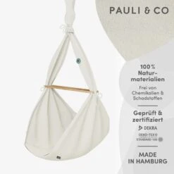 Premium Federwiege Natur In Kreide