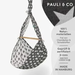 Premium Federwiege Sterne In Anthrazit