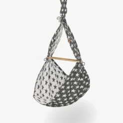 Premium Federwiege Sterne In Anthrazit -Kinderwelt Angebote Store federwiege jacquard baumwolle motiv 1 80