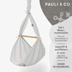 Premium Federwiege Anker In Grau