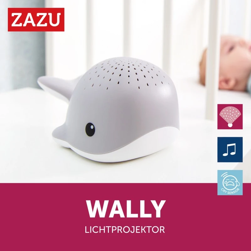 ZAZU Lichtprojektor Wally Der Wal In Grau 2 ZAZU Lichtprojektor Wally Der Wal In Grau – Bild 2