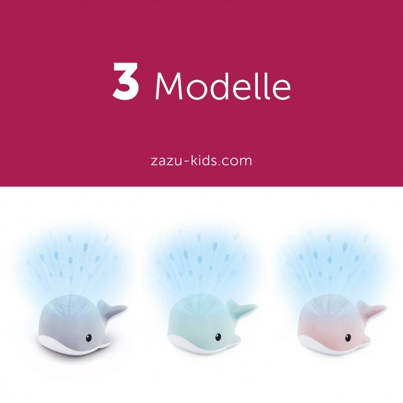 ZAZU Lichtprojektor Wally Der Wal In Rosa 9 ZAZU Lichtprojektor Wally Der Wal In Rosa – Bild 9