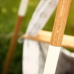 Premium Set Federwiege Flieder + Tripod Natur Geölt Mit Matt Weißen Verbindungshülsen 17 Premium Set Federwiege Flieder + Tripod Natur Geölt Mit Matt Weißen Verbindungshülsen -Kinderwelt Angebote Store premium shooting set anker grau bio schurwolle eiche geoelt tuerklammer matt weiss 1 2