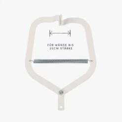 Premium Türklammer In Matt-Weiß