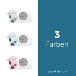ZAZU Schlaftrainer Uhr Nachtlicht SAM In Blau -Kinderwelt Angebote Store schlaftrainer uhr nachtlicht sam in blau 20 6