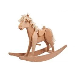 Set Schaukelpferd Jolly Popcorn Mit Sattel,Halfter U. Decke -Kinderwelt Angebote Store set schaukelpferd jolly popcorn mit sattel und halfter 2