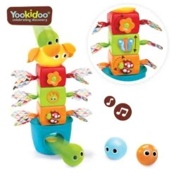 Yookidoo Steckturm Mit Bällen -Kinderwelt Angebote Store steck turm mit ballen 3