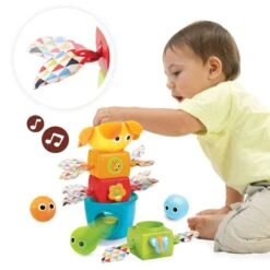 Yookidoo Steckturm Mit Bällen -Kinderwelt Angebote Store steck turm mit ballen 4