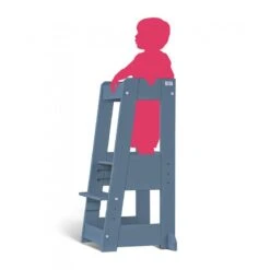 TiSsi Lernturm Felix In Buche Taubenblau -Kinderwelt Angebote Store tissi lernturm felix buche natur 17