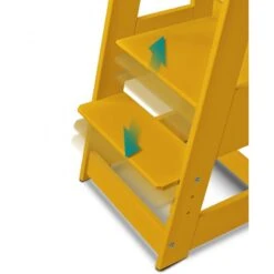 TiSsi Lernturm Felix In Buche Sunflower Gelb -Kinderwelt Angebote Store tissi lernturm felix buche natur 22