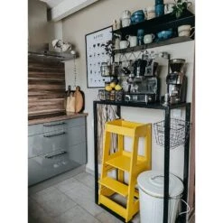 TiSsi Lernturm Felix In Buche Sunflower Gelb -Kinderwelt Angebote Store tissi lernturm felix buche natur 25