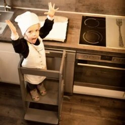 TiSsi Lernturm Felix In Buche Grau -Kinderwelt Angebote Store tissi lernturm felix buche natur 53